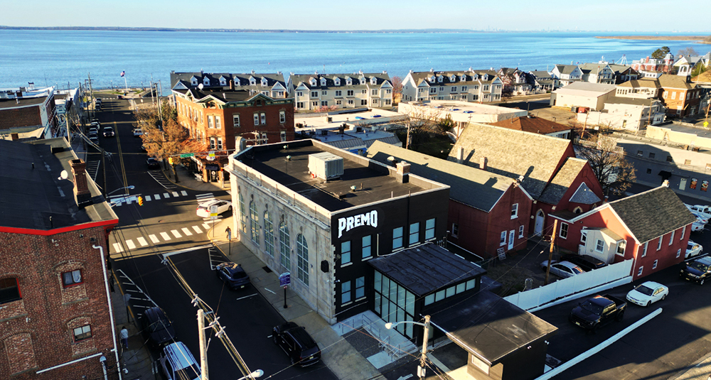 Aerial view of Premo Cannabis Co. in Keyport, NJ